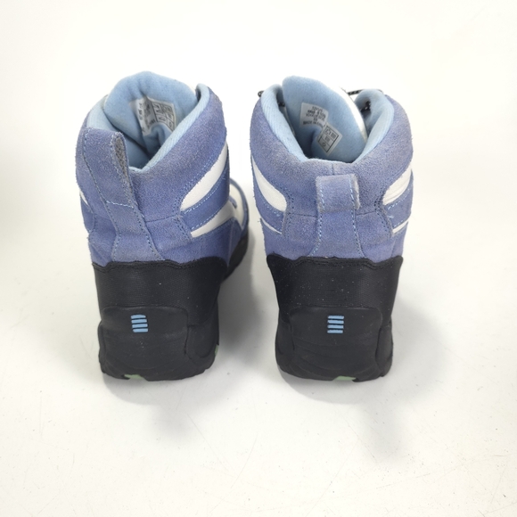 Lands’ End Frostline Hiker Boots Women’s Blue White Size 6.5 Leather Suede Shoes - Picture 5 of 12